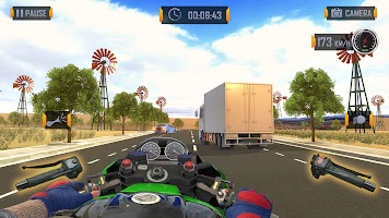 Highway Motorbike Drag Racing