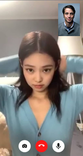 Android application Blackpink Fake Video Call screenshort