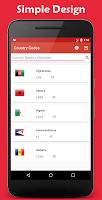 screenshot of Country Codes