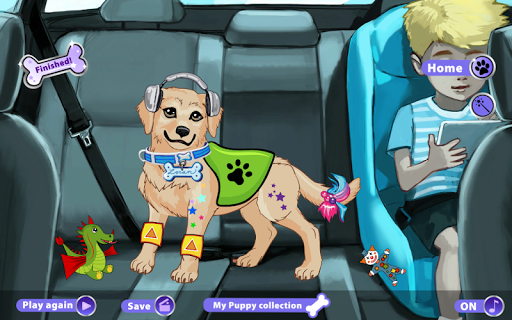 Fancy Puppy Dress Up Game Screen 2