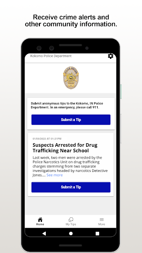 Android application Kokomo PD screenshort