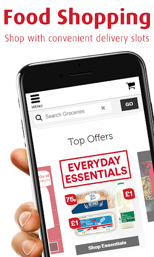 Android application Frozen Food Shopping UK screenshort