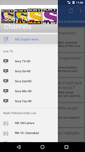 Sony TV Channels Screenshot