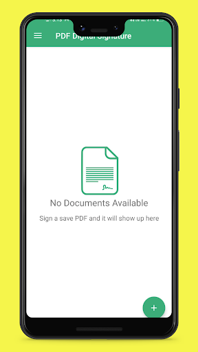 Android application Sign PDF screenshort