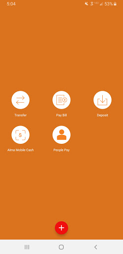Alma Bank Mobile Screen 3