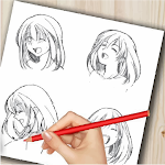 Cover Image of Download How to draw anime step by step  APK