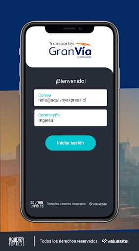 Android application GranVía Aquívoy Express screenshort