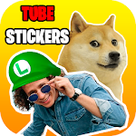 Cover Image of ダウンロード Stickers de Youtubers (WAStickerApps) 1.2 APK