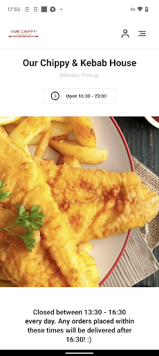 Android application Our Chippy & Kebab House screenshort