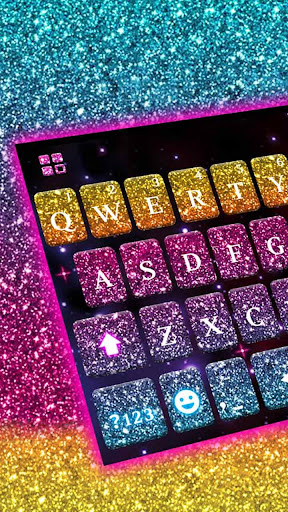 Color Glitter Keyboard Screen 2