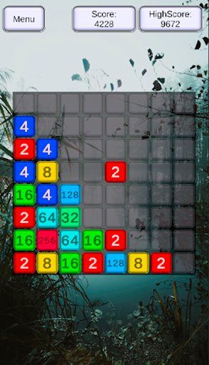 Android application 2048 screenshort