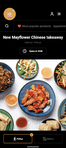 Android application New MayflowerChineseRestaurant screenshort