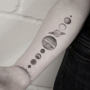 Solar System tattoo