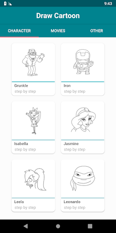 Draw Cartoon Charactersのおすすめ画像1