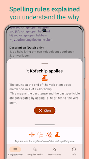 Dutch Verbs Screenshot