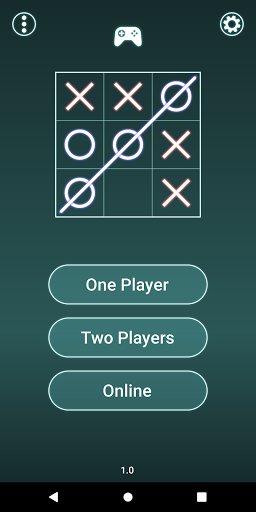 Android application Tic Tac Toe Online screenshort
