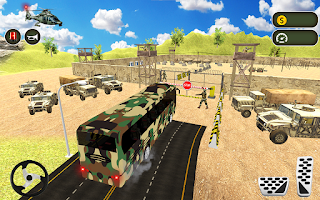 Army Bus Driving 2020 US Military Coach Bus Games