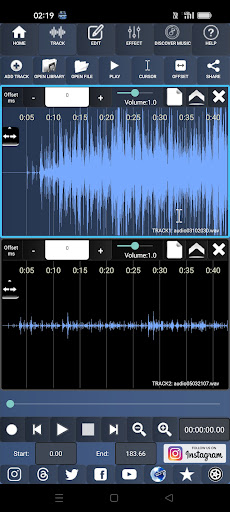 Screenshot Audiosdroid Audio Studio