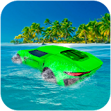 Water Surfer Floating Car icon