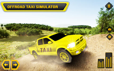 Dirt offroad Taxi Driving Game