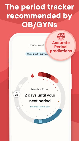 Clue Period Tracker - Ovulation and Cycle Calendar 72.0 APK + Mod (Unlimited money) untuk android