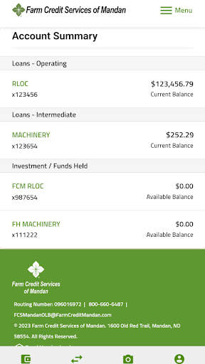 Android application FCS Mandan screenshort