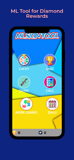 Android application ML Tool Skin screenshort