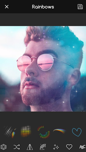 Sparkle Overlay Photo App Screen 3
