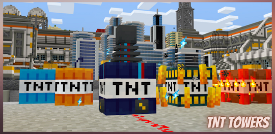 Mod TNT Towers For MCPE