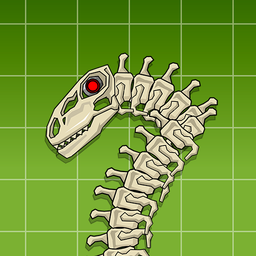 Brontosaur Dino Fossils Robot  Icon