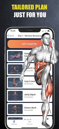 Screenshot of Six Pack in 30 Days