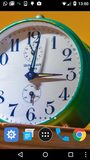 retro clock wallpaper Screen 2