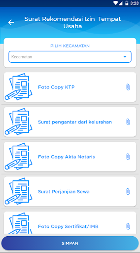 Android application Sipaten Kota Jambi screenshort