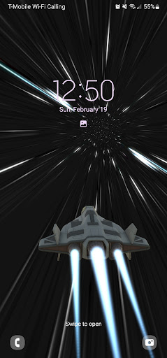 Android application Space Travel 3D Live Wallpaper screenshort