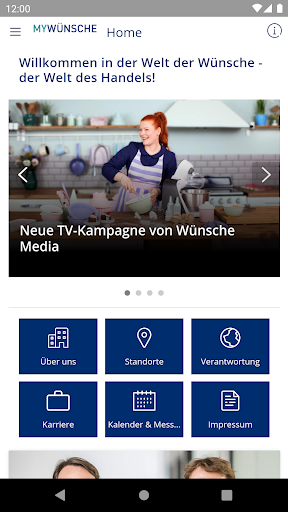Android application MYWÜNSCHE screenshort
