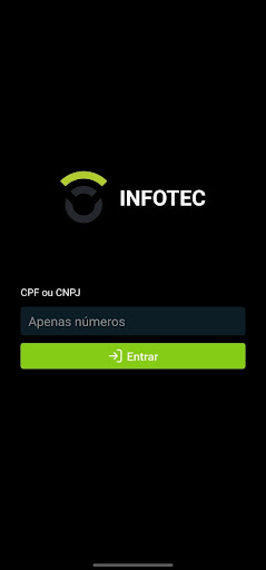 Android application Infotec Cliente screenshort
