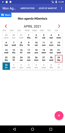 Agenda Nguemba Screen 2
