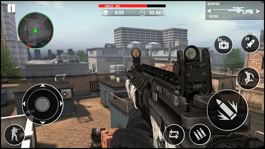 FPS Shooter: 枪炮 玩遊戲 猎枪 射擊者 硕士