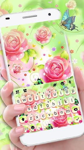 Android application Pink Soft Roses Theme screenshort