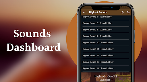 Bigfoot Sounds Screen 2