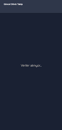 Anlık Kur Takibi Screen 2