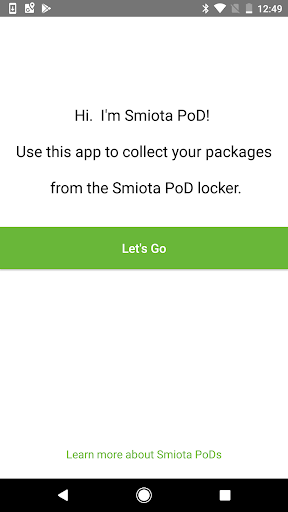 Android application Smiota screenshort