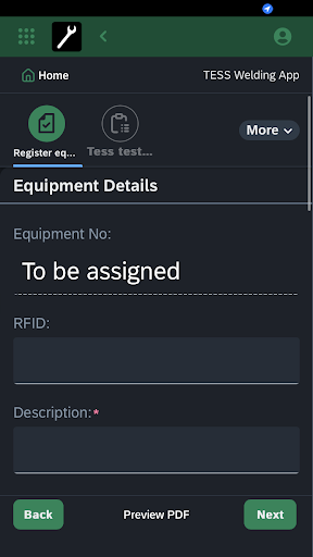 TESS Services Screen 3