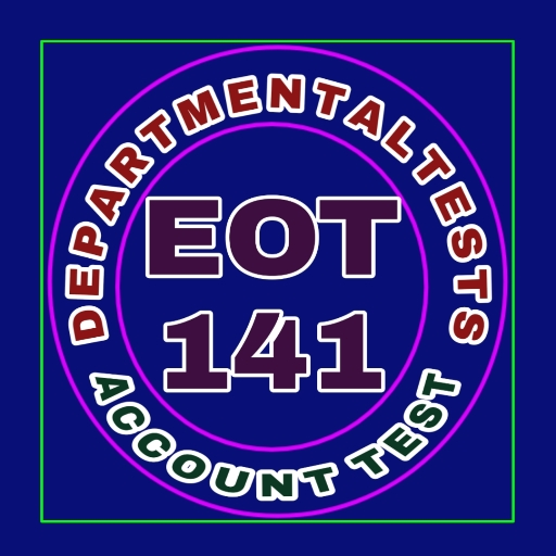 Departmental tests EOT 141 logo