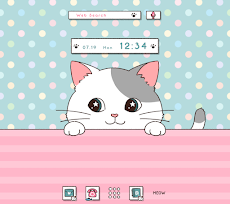 かわいい壁紙アイコン のぞきねこ 無料 Androidアプリ Applion