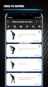 Captura 8 Ejercicios Hombro Espalda PRO android
