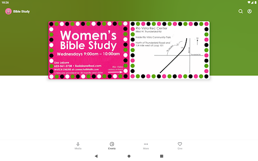 Screenshot of Women's Bible Study