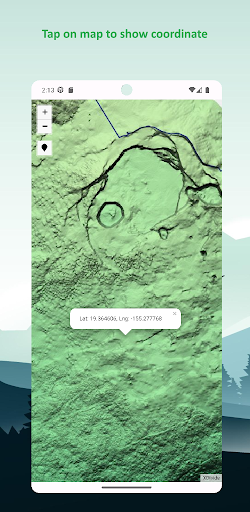 Hawaii Volcanoes Offline Map Screen 3