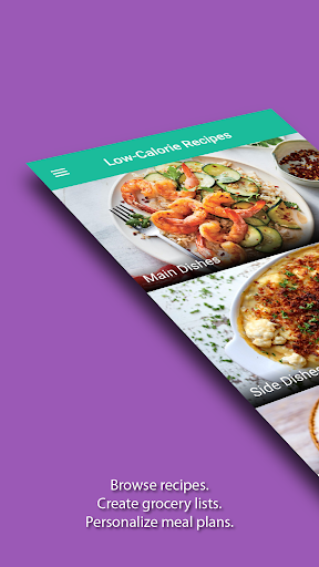 Android application Low-Calorie Recipes - Grocery screenshort