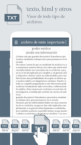 Screenshot 3 lector y editor de documentos android